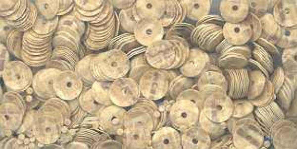 Pailletten hellbraun