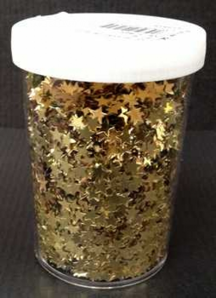 Pailletten Sternchen gold
