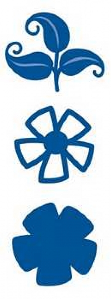 Schablone Creatables filigrane Blumen hip