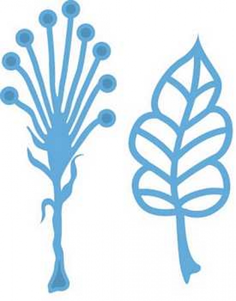 Schablone Creatables Blätter