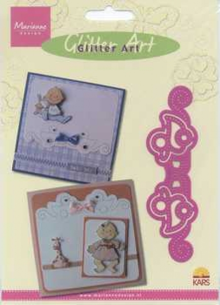 Embossing-Stickschablone Entchen