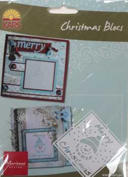 Embossing-Schablone Merry Christmas