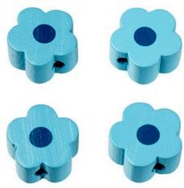 Schnulli-Blümchen türkis