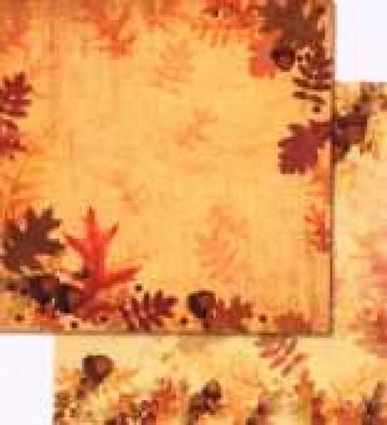 Scrapbooking-Papier Premium Glitter, Herbst