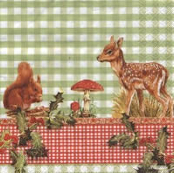 Serviette Alvin + Bambi
