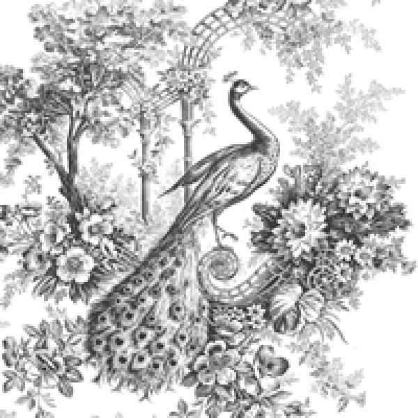 Serviette Pfau