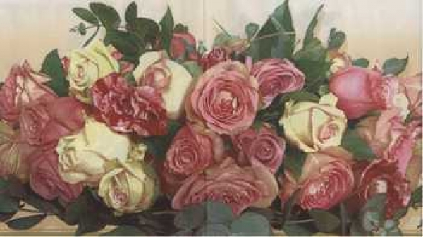 Serviette Rosen, Rarität