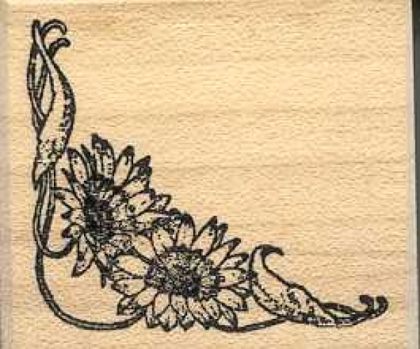 Stempel Sonnenblumenecke