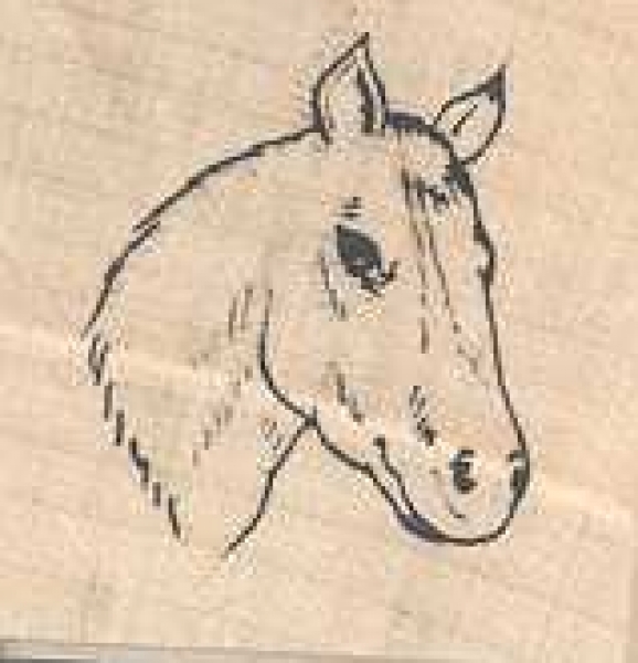 Stempel klein Pferdekopf