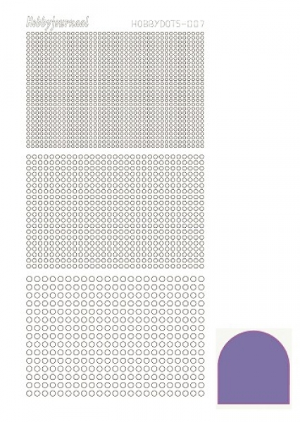 Sticker Hobbydots mirror violett