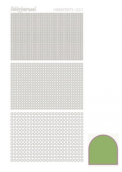 Sticker Hobbydots mirror lime