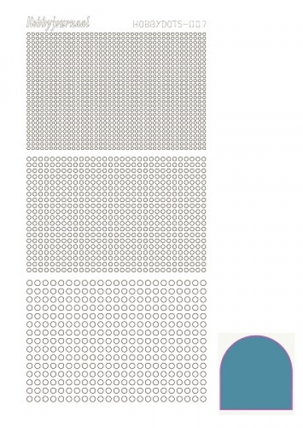 Sticker Hobbydots mirror turquoise