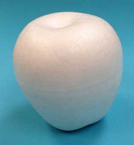 Styropor Apfel