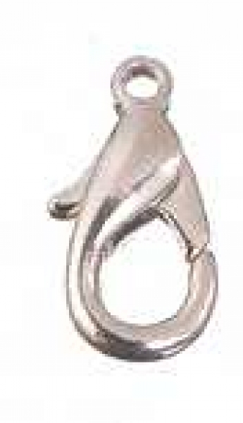 Karabiner-Schliesse silber-glanz