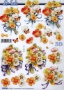 3D Schneidebogen Blumenstrauss