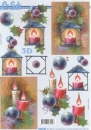3D Schneidebogen Weihnachtslaterne