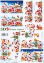 3D Schneidebogen Samichlaus und Schneemann