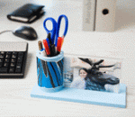 Stiftehalter aus Holz, Halterung für Foto