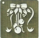 Embossing Schablone Weihnachtsglocken