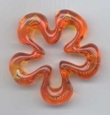 Fensterschmuck Blume durchbrochen orange