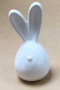 Keramik-Hase weiss zum bemalen