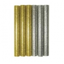 Glitter-Klebesticks für Leimpistole, silber+gold