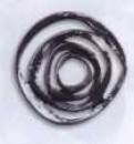 Metall Geoteil Schnecke silberfarben