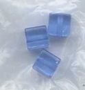 Perle Würfel blau