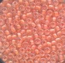 Rocailles transparent apricot