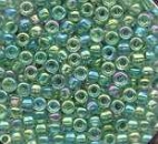 Rocailles hellgrün irisierend