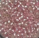 Rocailles silverline rosa