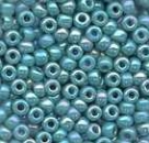 Rocailles türkis dunkel irisierend