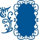 Schablone Creatable frames/swirl