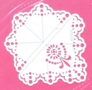 Embossing Schablone Tüpfelchen