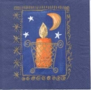 Serviette Kerze und Mond, Rarität