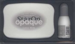 Stempelkissen-Set StazOn Opaque Cotton white