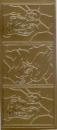Sticker Heilige Familie, gold