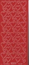 Sticker Herzen rot