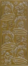 Sticker Glocken / Nikolaus, gold
