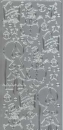 Sticker Schneemann silber