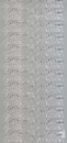 Sticker Wir Heiraten, Herzen, silber