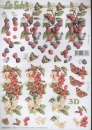 3D Schneidebogen Beeren, Schmetterlinge