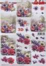 3D Schneidebogen Blumen, Pavillon