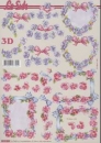 3D Schneidebogen Blumenband