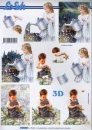3D Schneidebogen Kinder im Garten