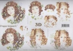 3D Schneidebogen Mädchen