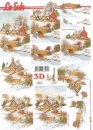 3D Schneidebogen Landschaft, Brücke