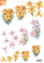 3D Schneidebogen Lilien