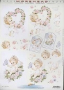 3D Schneidebogen Morehead, Engel, Blumen-Herz