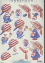 3D Schneidebogen Morehead, Stars & Stripes